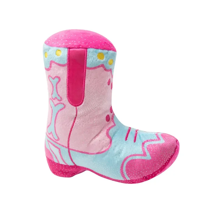 SnugArooz Single 2 Boot Plush Dog Toy – Pink