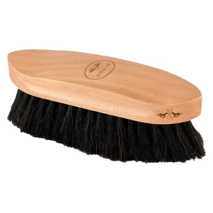 Soft brush for horses HV Polo shirt Dandy Natural