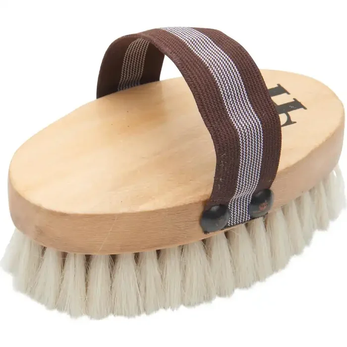 Soft horse brush made of goat hair HorseGuard [Size S]