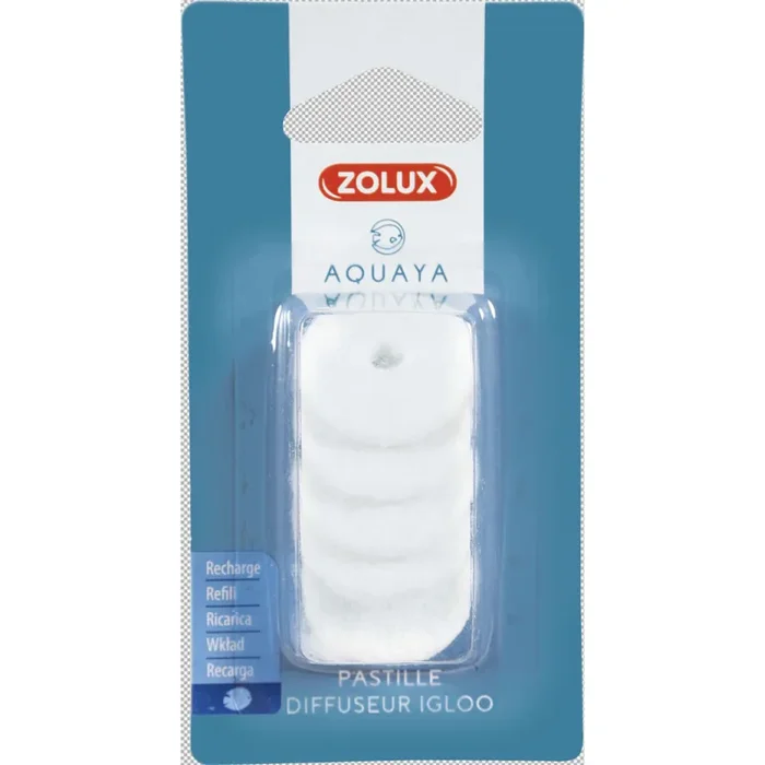 Spare pellets for igloo air diffusers for aquariums Zolux (x5)