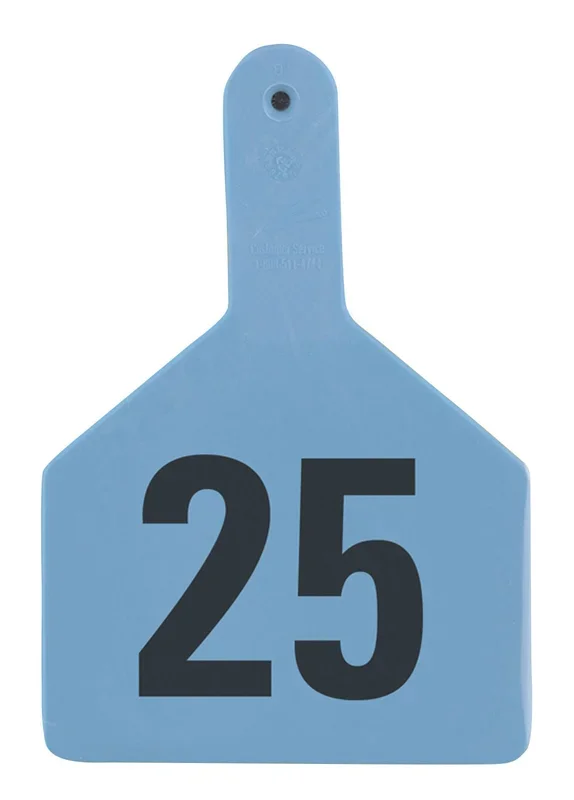 Special Order Z1 No-Snag Numbered 1-Piece Ear Tags, 25 ct