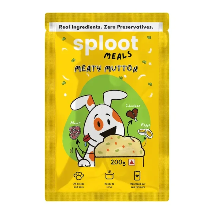 Sploot Meals Meaty Mutton and Brown Rice Dog Wet Food
