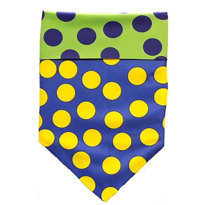 Sport Bandana – DOT Blue/Green/Yellow