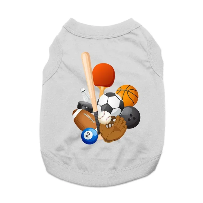 Sports! Dog Shirt – Gray