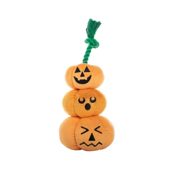 Stack O’ Lantern Plush Dog Toy