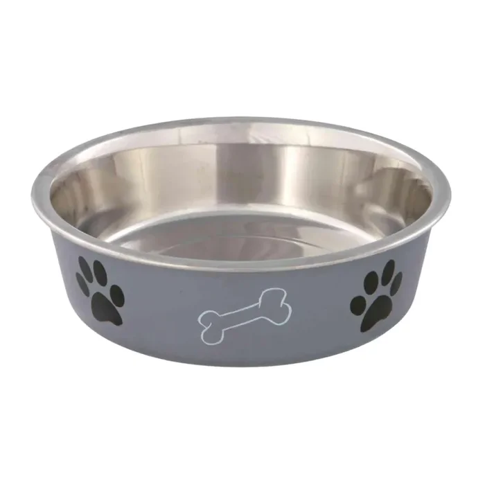 Stainless steel/plastic-coated cat bowls Trixie