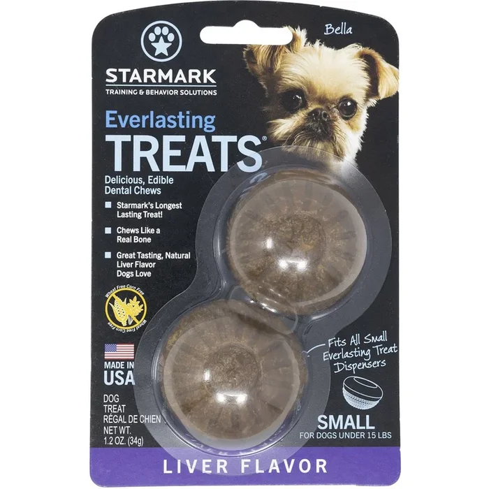 Starmark Everlasting Dog Treat Liver Small 1.2-oz