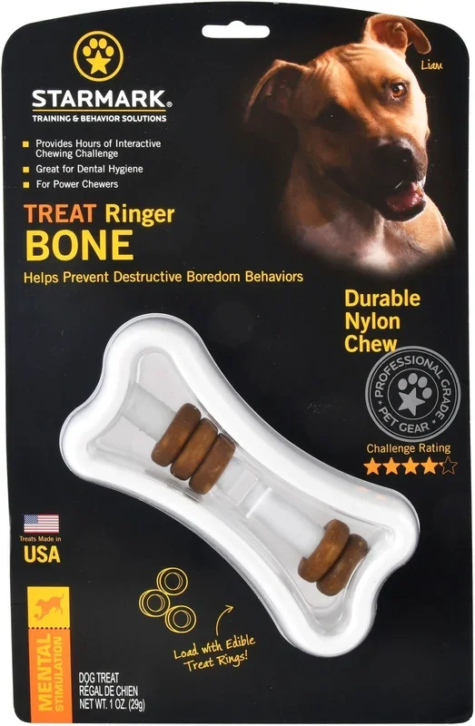 Starmark Treat Ringer, Bone