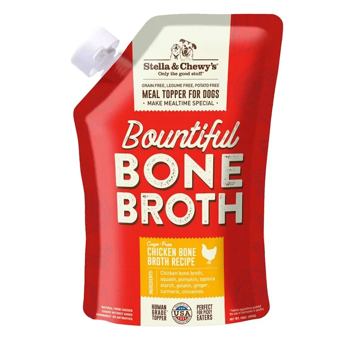 Stella & Chewy’s Cage Free Chicken Bountiful Broth Food Topper for Dogs