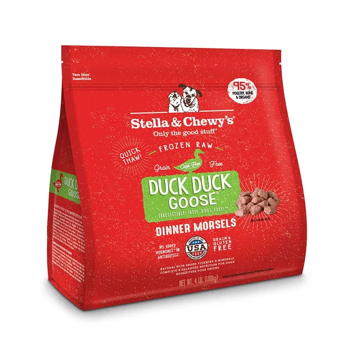 Stella & Chewy’s Duck Duck Goose Frozen Raw Dinner Morsels
