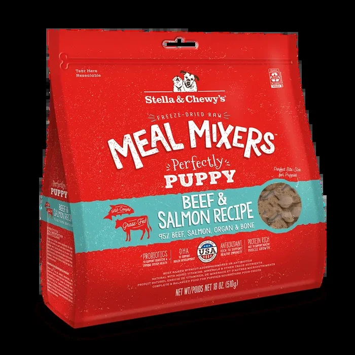 Stella & Chewy’s Perfectly Puppy Beef & Salmon Meal Mixers