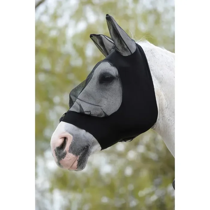 Stretch fly mask for horse eyes and ears Weatherbeeta