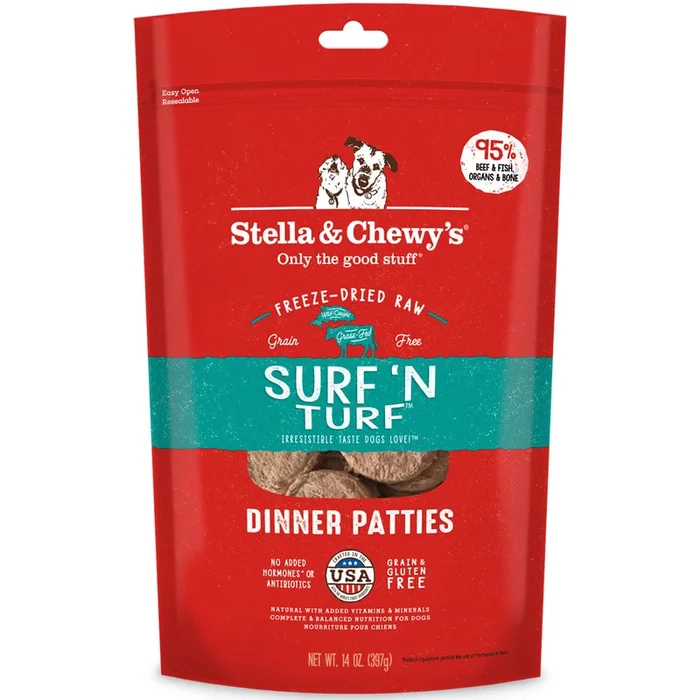 Surf N Turf Raw Freeze Dried Dinner Patties