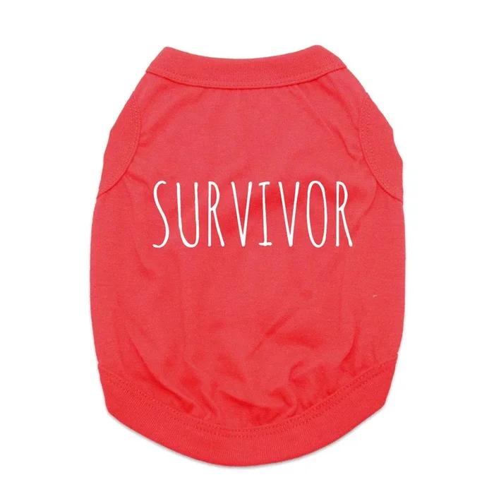 Survivor Dog Shirt – Red
