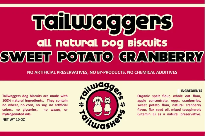 Tailwaggers Dog Treat Biscuit Turkey Sweet Potato