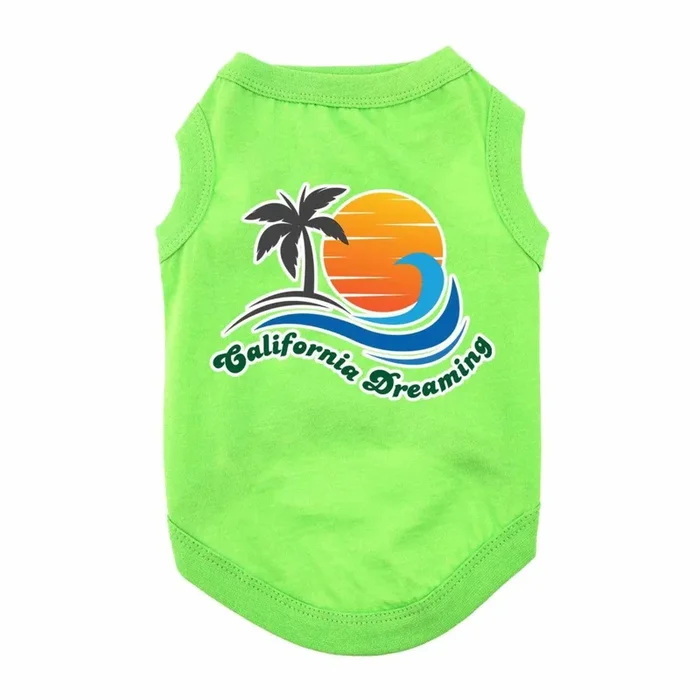 Tank Top for Small Dogs – California Dreaming