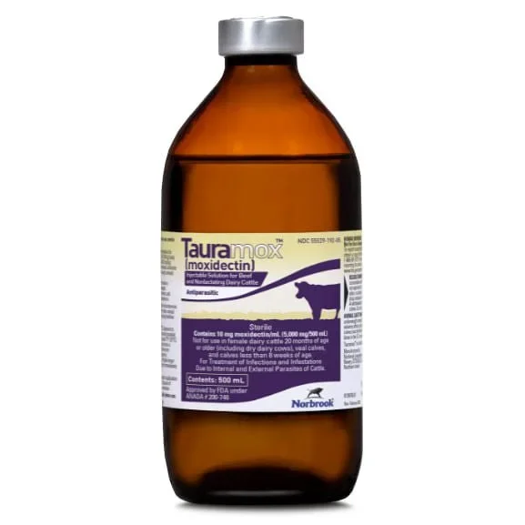 Tauramox Injectable Solution, 500 mL (moxidectin)