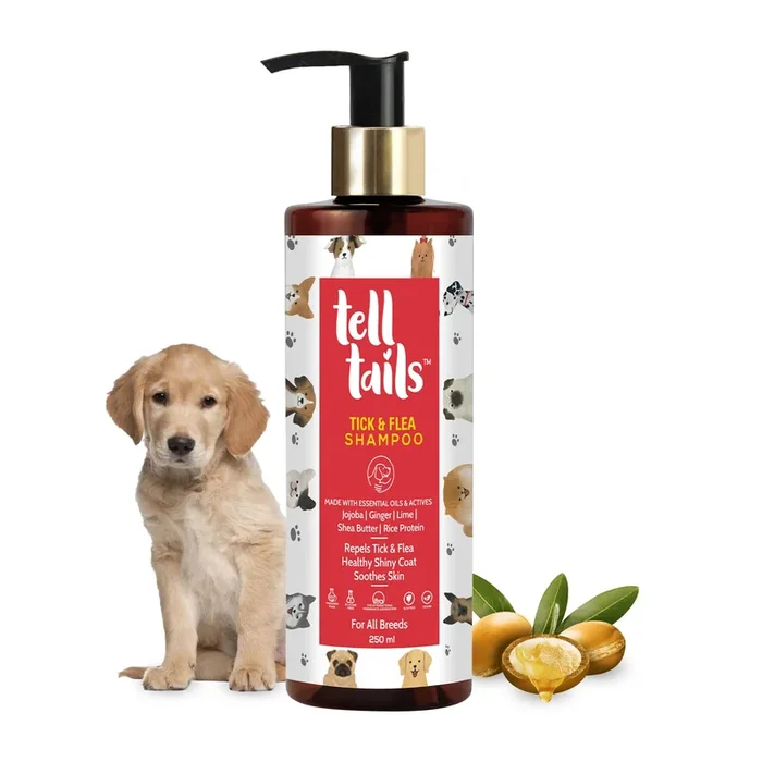Tell Tails Tick & Flea Dog Shampoo – 250ml