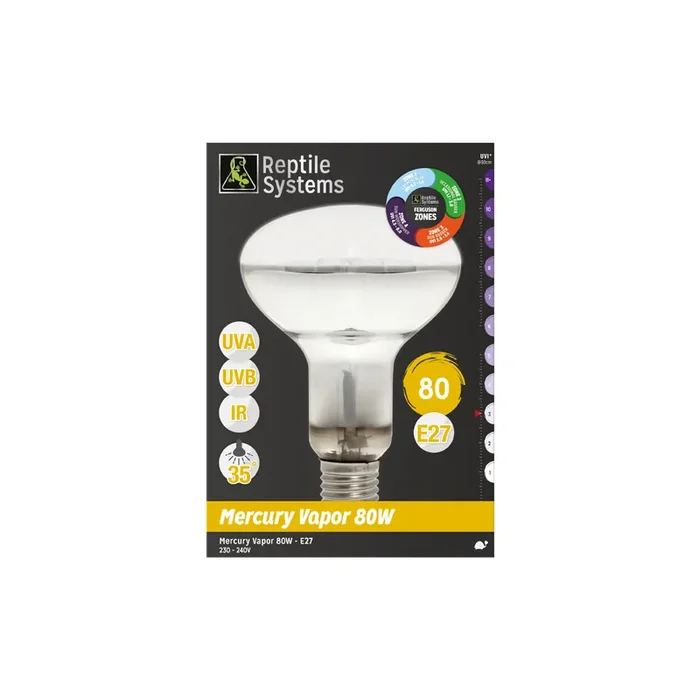 Terrarium lamp Aquarium Systems Mercury Vapor Mini E27 [Size 80 W]