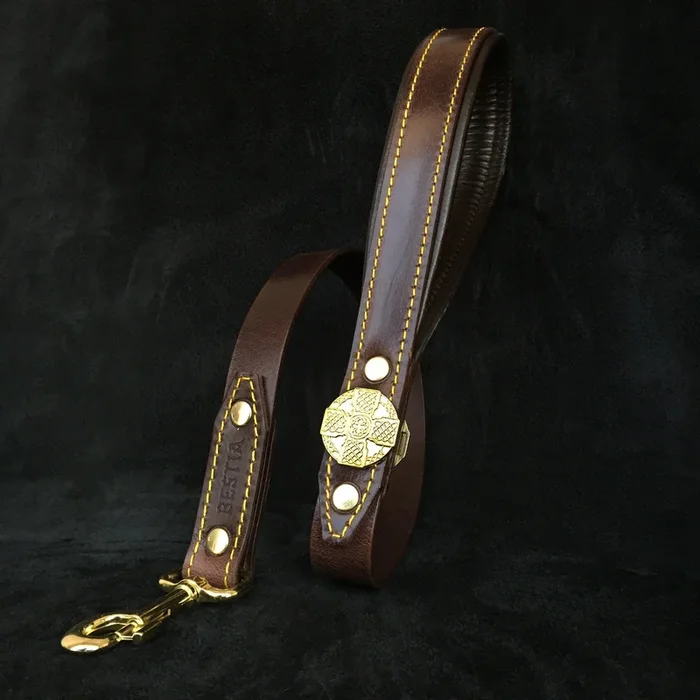 The “Maximus” Brown leash