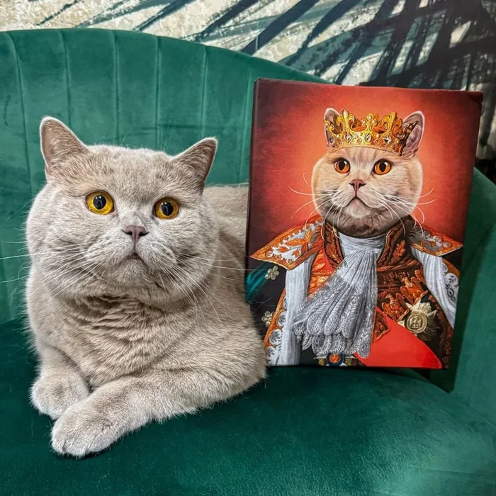 The King – Renaissance Pet Portrait