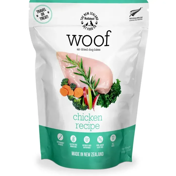 The New Zealand Natural Pet Food Co. Woof Air Dried Dog Food – Chicken