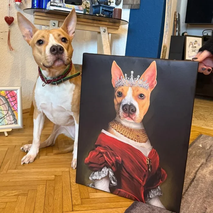 The Queen – Renaissance Pet Portrait