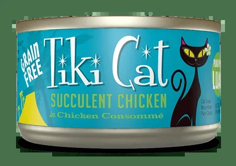 Tiki Cat Puka Puka Luau Succulent Chicken in Chicken Consomme Canned Cat Food