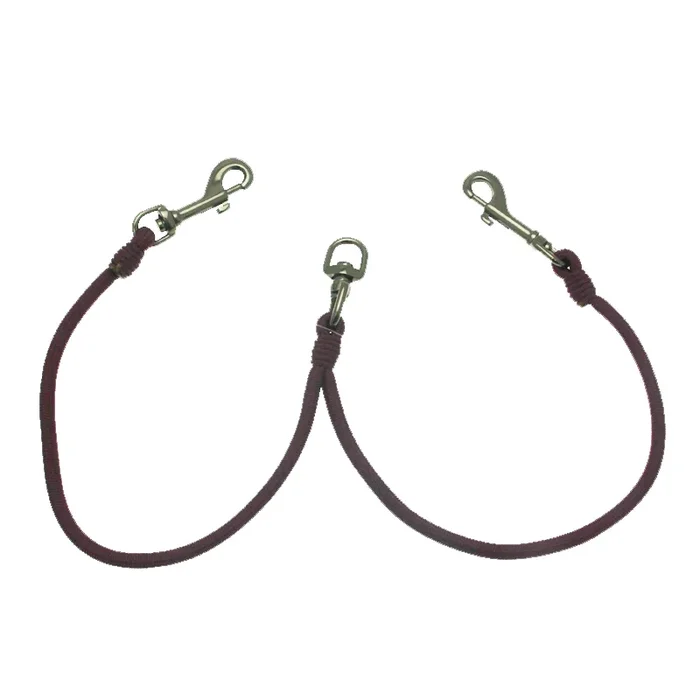 Timberwolf 2-Way Coupler Dog Leash – Burgundy
