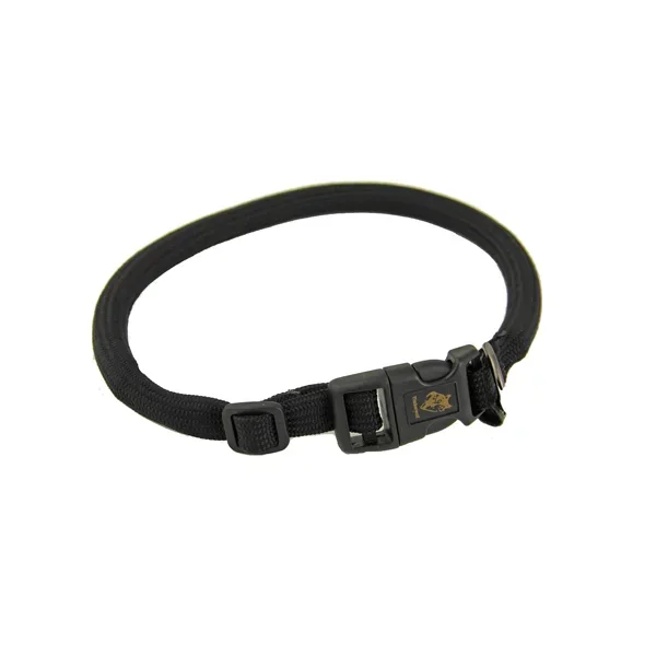 Timberwolf Alpine Rope Dog Collar – Black