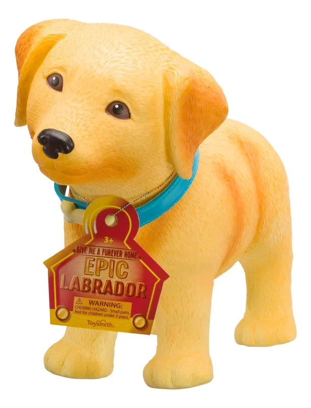 Toysmith – Epic Puppies, Labrador Puppy, Realistic, 15 Inches Tall