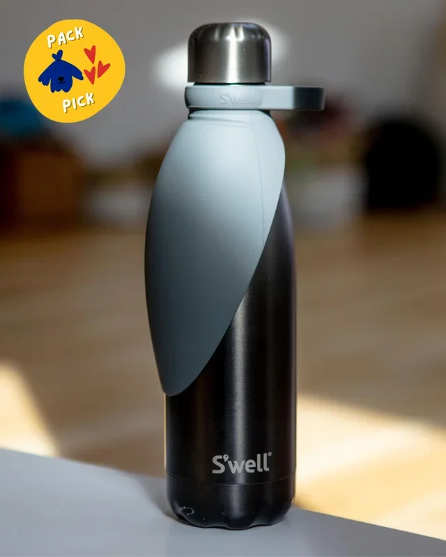 Travel Dog Bowl Bottle Attachment in Grey