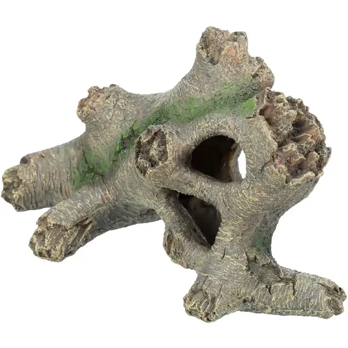 Tree stump decoration in polyester resin for terrarium and aquarium Trixie