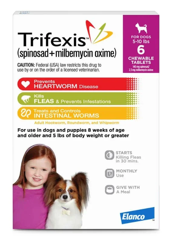 Trifexis Chewable Monthly Tablets for Dogs