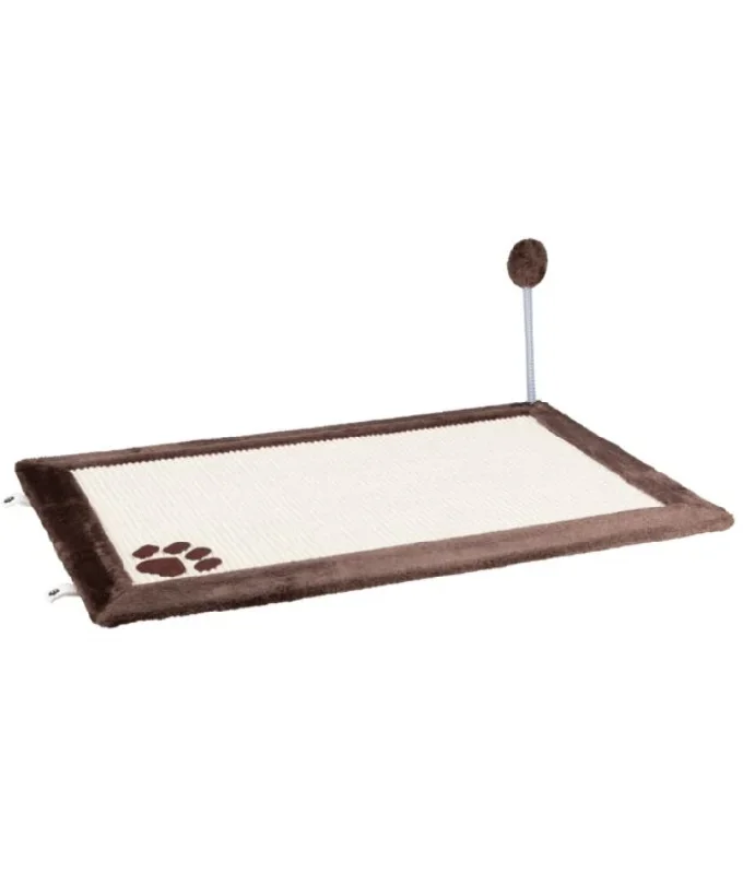 Trixie – Dual-Sided Scratching Mat with Toy for Cats 70×45 cm