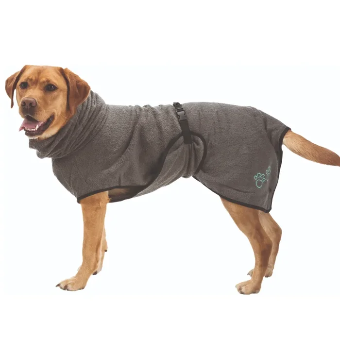 Trixie Bathrobe for Dogs (60cm, Grey)