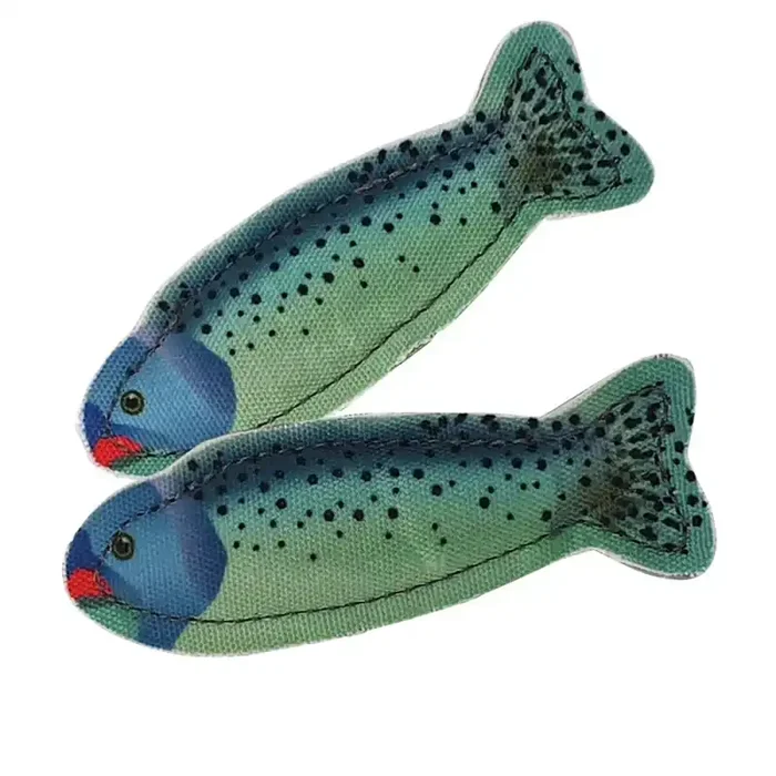 Trout fabric cat toys with catnip Nobby Pet [Size 9.5 cm]