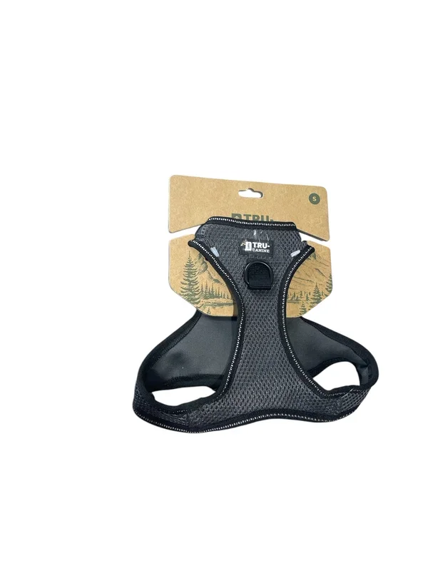 tru canine harness gray – back color