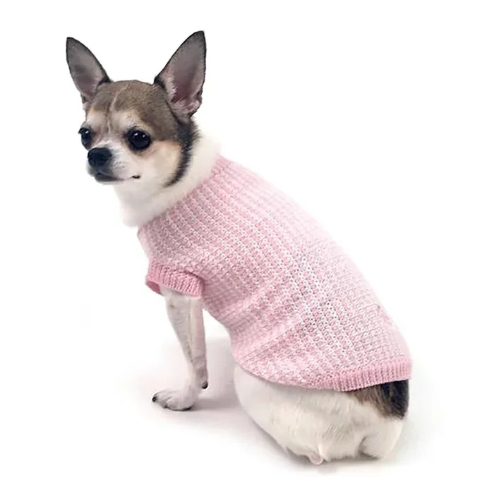 Truly Oscar It’s A Girl Dog Sweater – Pink
