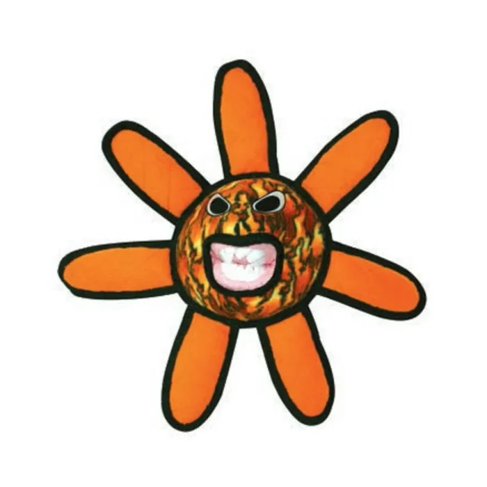 Tuffy Alien Series Dog Toy – Fire Flower