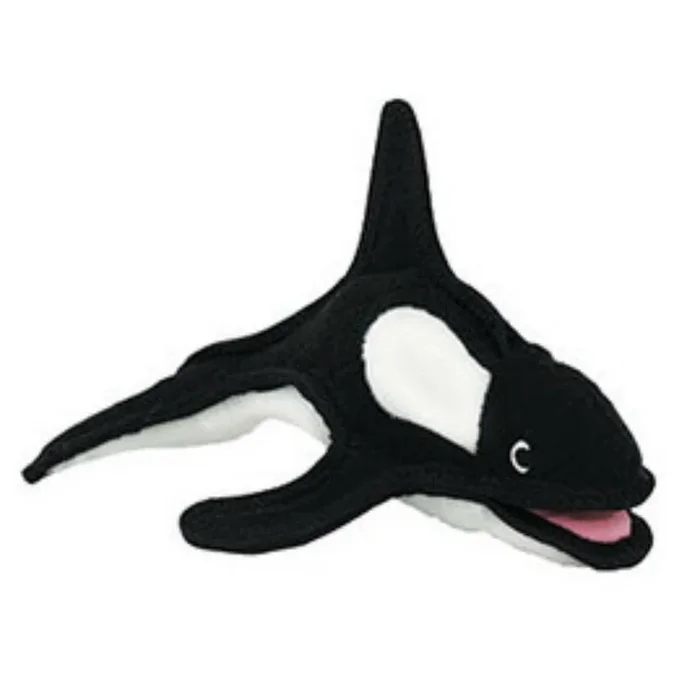 Tuffy Ocean Creatures Dog Toy – Kinley the Killer Whale