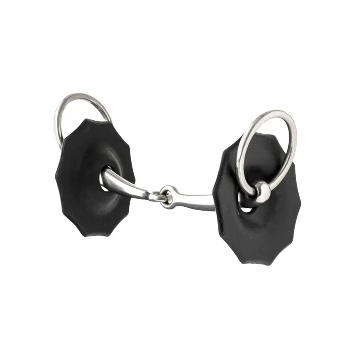 Two-ring rubber horse bit LeMieux