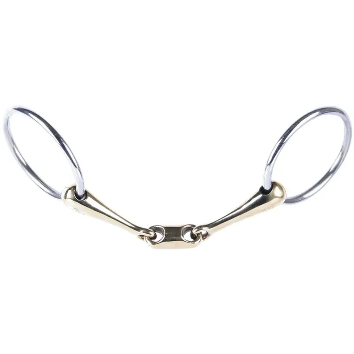 Two-ring snaffle bit for double break horse Harry‘s Horse