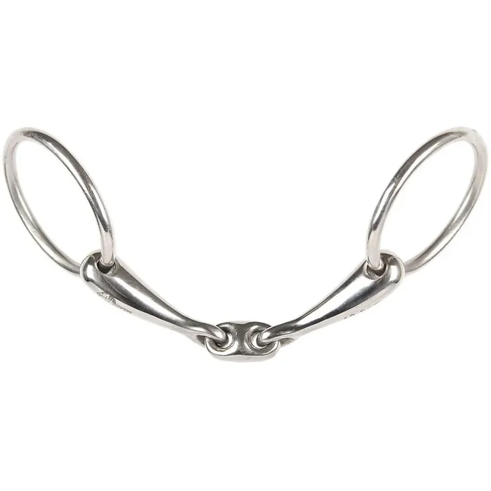 Two-ring snaffle bit for double break horse Harry‘s Horse