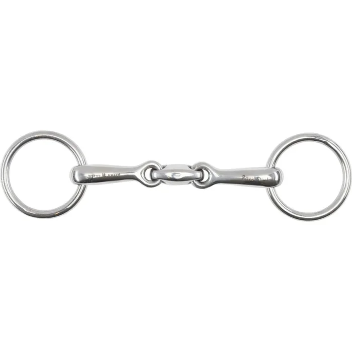 Two-ring snaffle bit HorseGuard