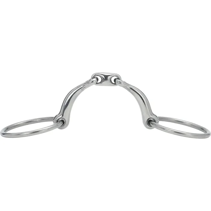 Two-ring snaffle bit HorseGuard