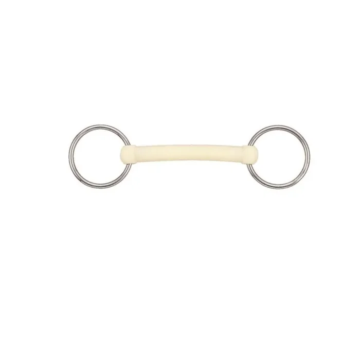 Two-ring snaffle bit straight removable horse Soyo Happy mouth “plain”