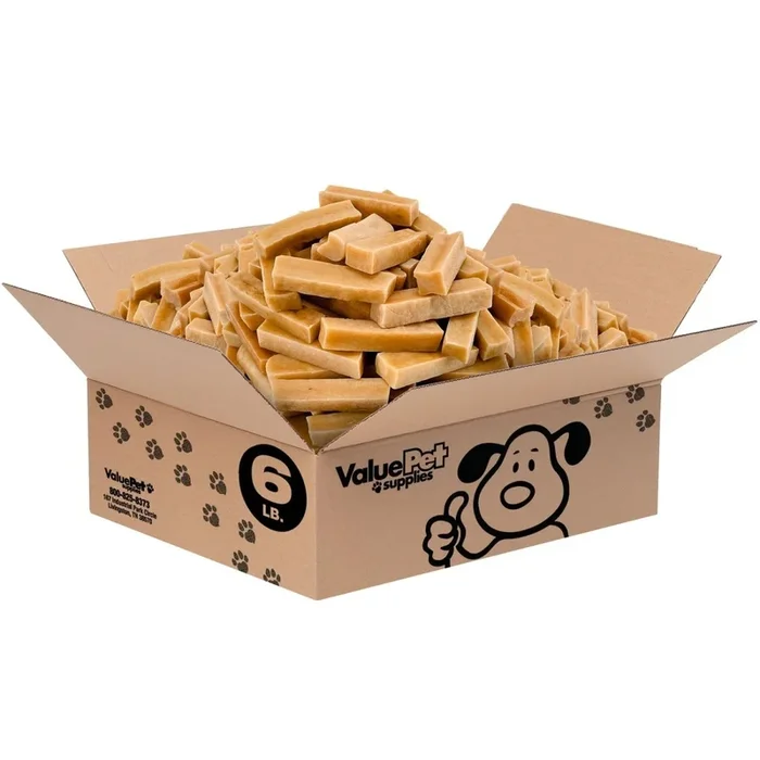 ValueBull Himalayan Yak Cheese Dog Chews, Small, 6 lb Bulk Pack