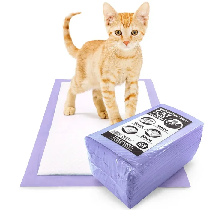 ValuePad Plus Cat Litter Pads, 16.9×11.4 Inch, Lavender Scent, 25 Count – Breeze Compatible Refills