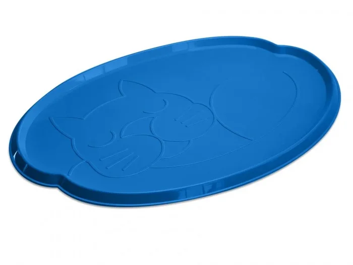 Van Ness Cat Small Dinner Mat with Rimmed Sides